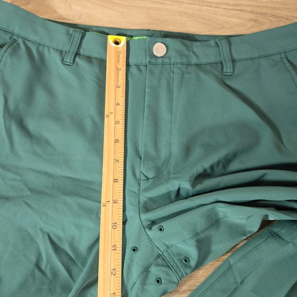Bonobos Golf Pants Mens 36x32 Green Athletic Fit Performance Stretch Straight